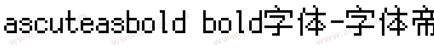 ascuteasbold bold字体字体转换